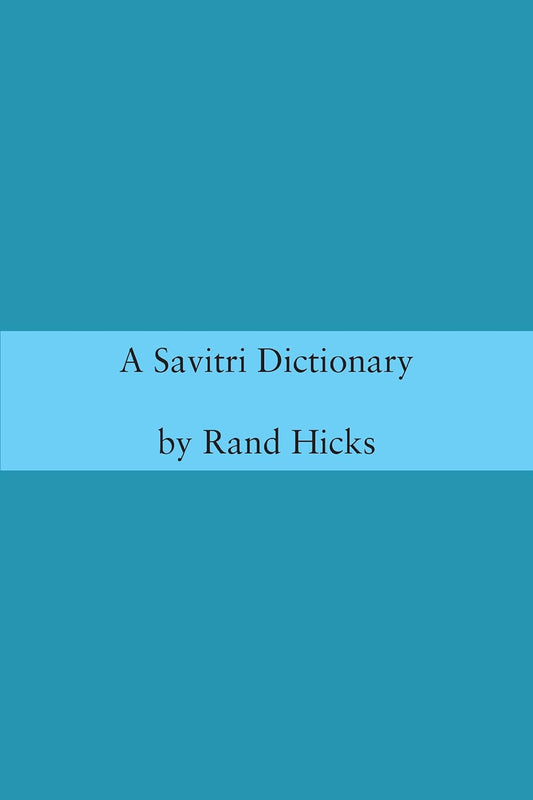 Savitri Dictionary