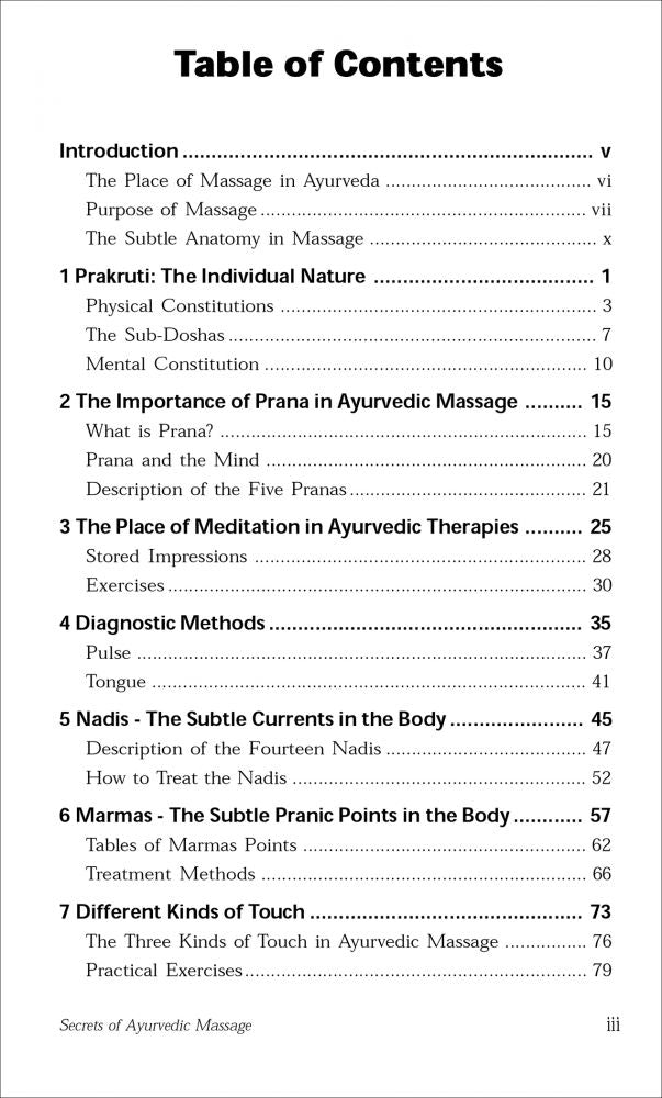 Secrets of Ayurvedic Massage - Ebook